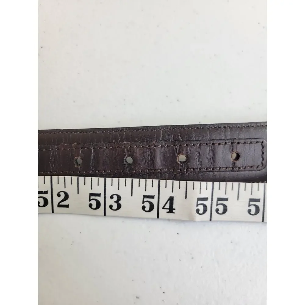 Ale Black Belt Genuine Leather Formal Business Career‎ Casual Men's Size 50